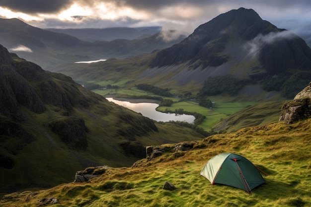 Camping selvaggio a Snowdonia