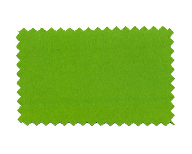 Campione di carta verde