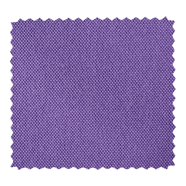 Campione di tessuto viola a zigzag