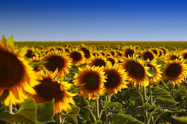 Campo di girasoli