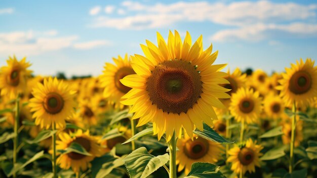 Campo di girasoli