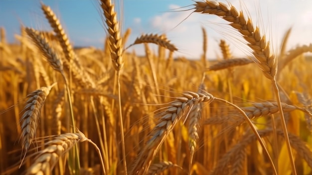 Campo di grano al sole