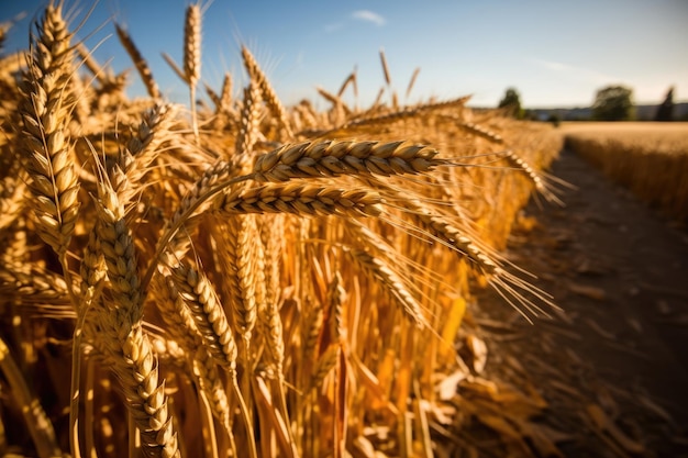 Campo di grano dorato