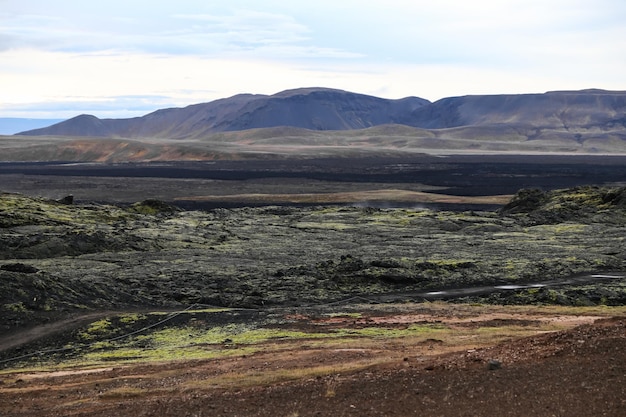 Campo di lava di Leirhnjukur in Islanda