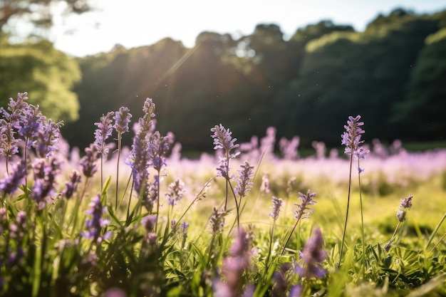 Campo di lavanda al sole