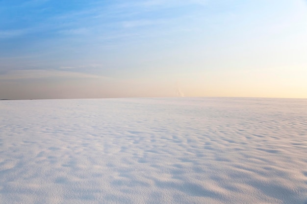 Campo innevato