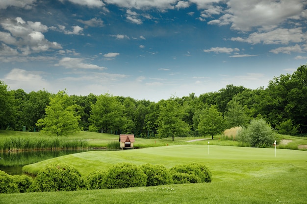 Campo rifinito per giocare a golf sul campo da golf