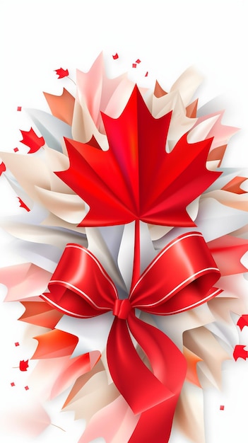 Canada Day banner design Victory Day Independence Day celebrazione Generativo Ai