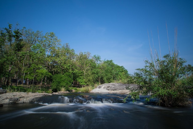 Canale di Mae wong nel parco nazionale di Mae wong Thailandia