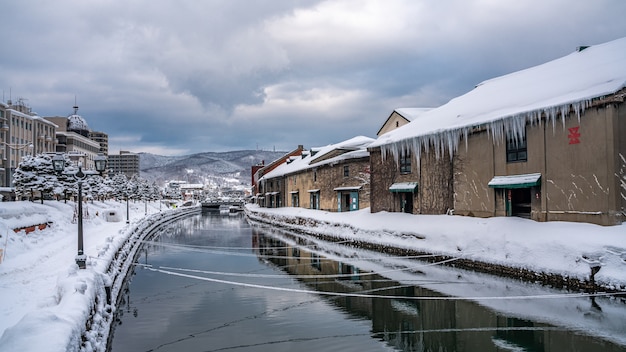 Canale Otaru In Inverno