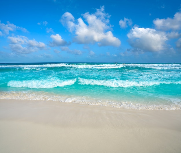 Cancun Delfines Beach in Hotel Zone Mexico