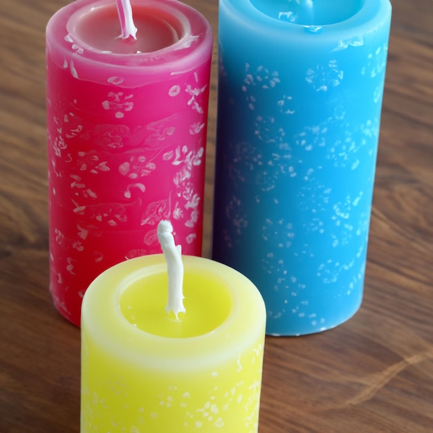 Candele colorate