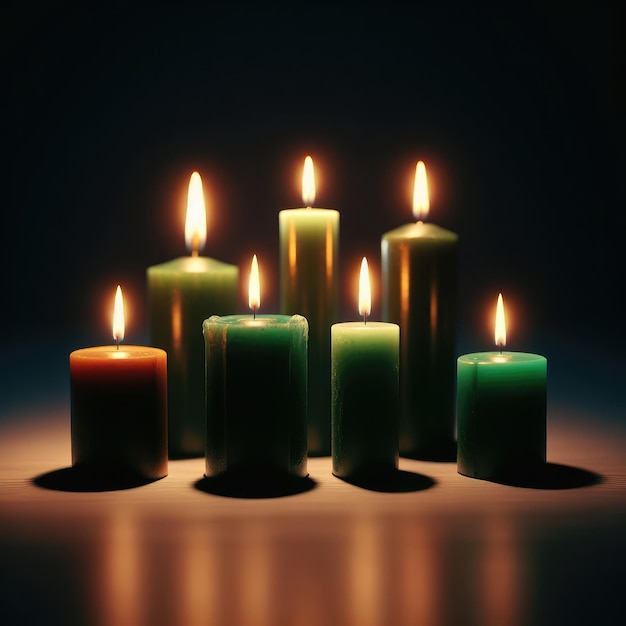 candele nel buio