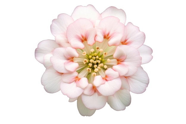 Candytuft Fiore Giardino Tropicale Natura Su Uno Sfondo Bianco