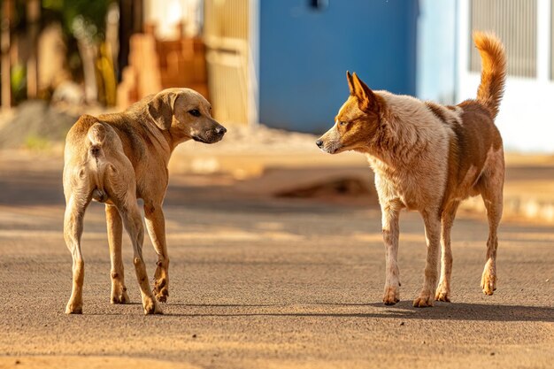 Cane abbandonato per strada