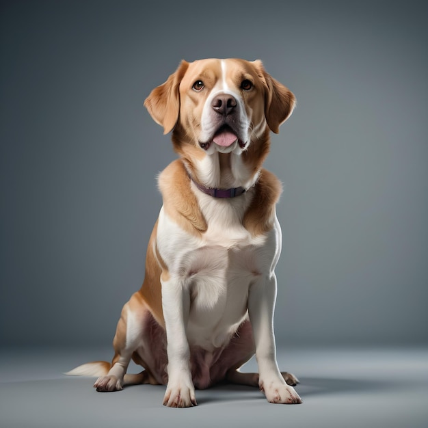 Cane carino e pieno di corpo