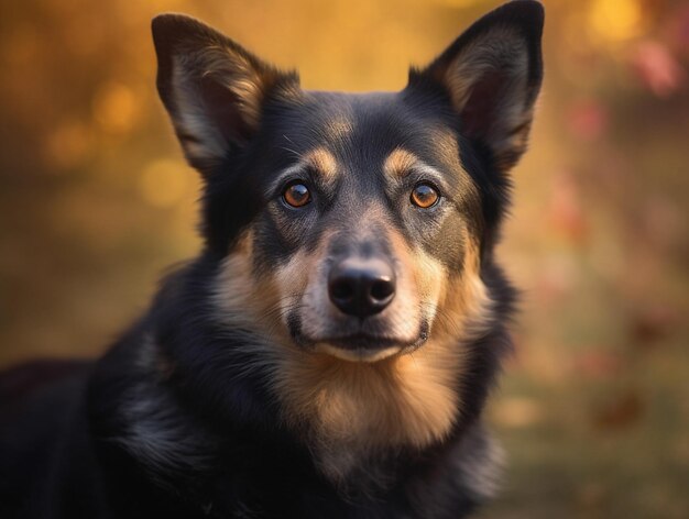 Cane cucciolo felice che sorride su uno sfondo bianco isolato Cane sparato in studio