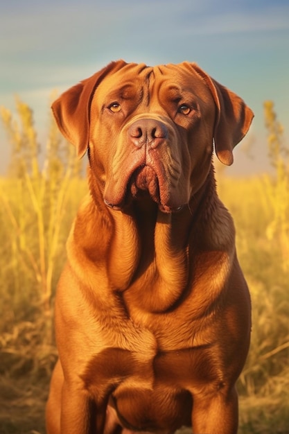 Cane Dogue de Bordeaux AI generativa