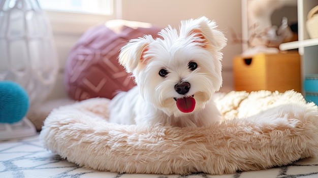 Cane leale e carino a casa