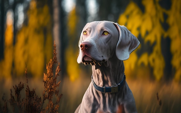 cane nel bosco