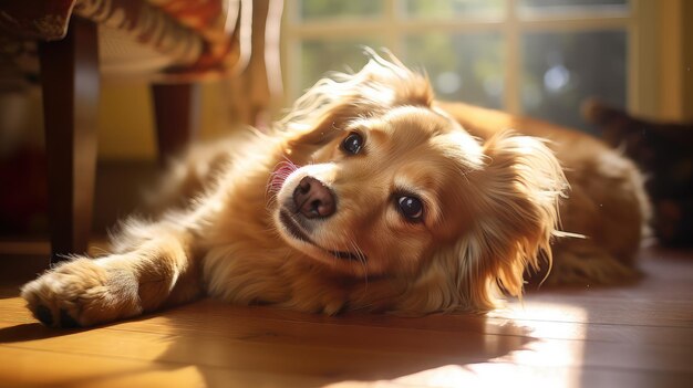 Cane spina dorsale sul dorso