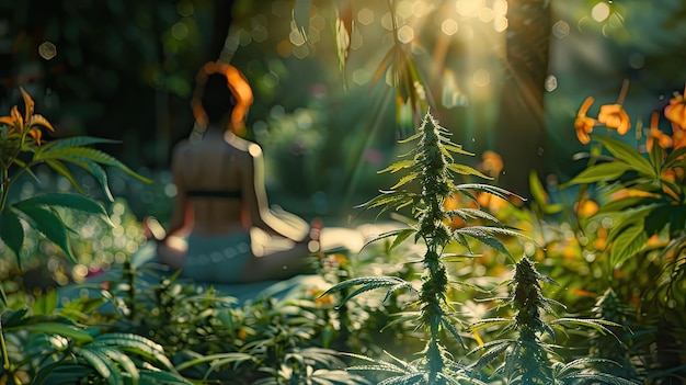 Cannabis per lo yoga di benessere