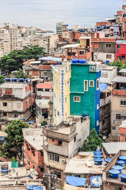 Cantagalo Favela a Rio de Janeiro in Brasile