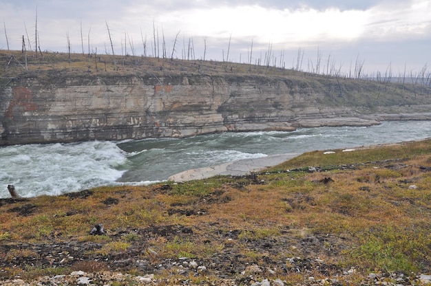 Canyon a nord del fiume