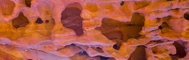 Canyon colorato è una formazione rocciosa sulla penisola del Sinai meridionale dell'Egitto Rocce del deserto di arenaria multicolore