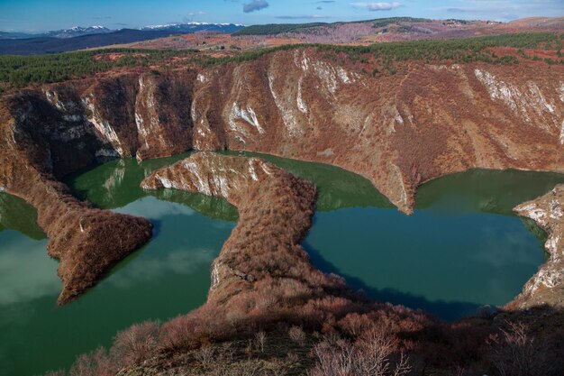 Canyon del fiume Uvac Serbia Europa