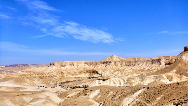 Canyon Ein Avdat nel deserto del Negev. Israele.