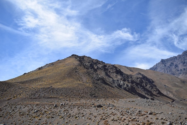 Canyon maipo in Cile