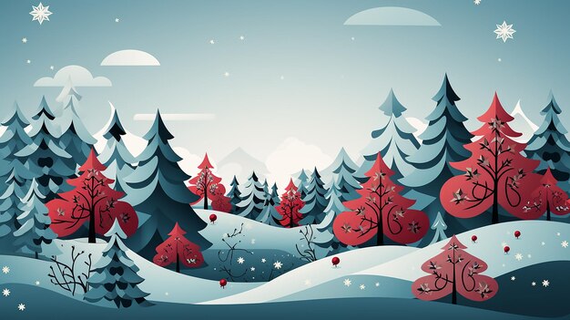 Caos nello sfondo natalizio con nevicate in proporzioni 169