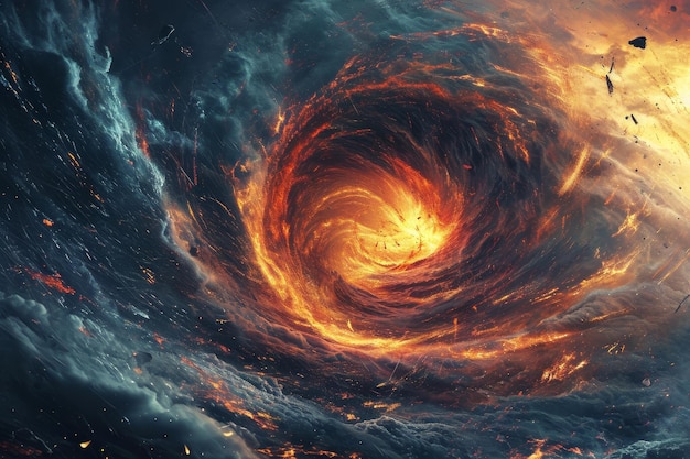 Caos vorticoso di furia energetica