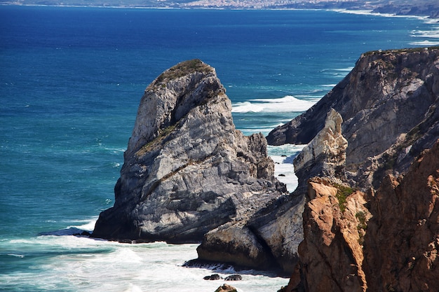 Cape Roca sull'Oceano Atlantico, Portogallo