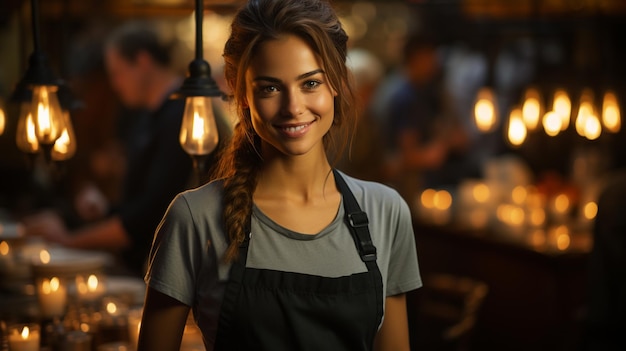 Capo donna in un ristorante