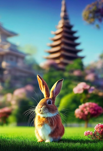 Capodanno cinese 2023 Anno del coniglio