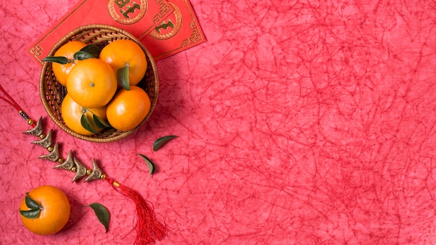 Capodanno cinese con mandarini