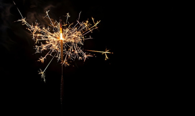 Capodanno con fuochi d'artificio copia lo sfondo dello spazio