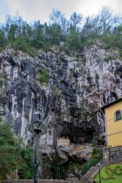 Cappella dedicata alla Santina nella grotta santa di Covadonga Asturias Spagna