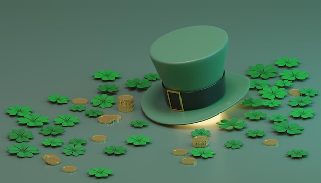 Cappello della fortuna dei leprechauns