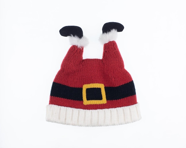 cappello di Babbo Natale in maglia di lana