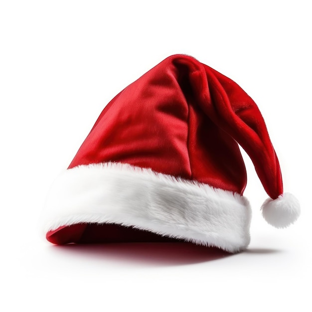 Cappello di Babbo Natale isolato