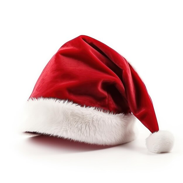 Cappello di Babbo Natale isolato