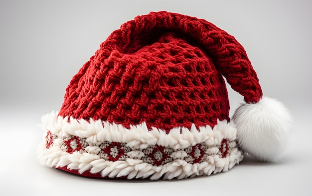 cappello di Babbo Natale Sfondo bianco