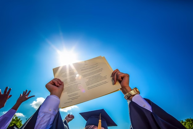 Cappello di laurea di dottorato