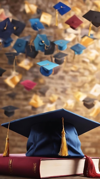 Cappello di laurea per studenti universitari