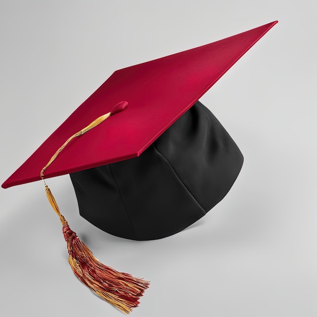 cappello di laurea su sfondo grigiocappello di laurea su sfondo bianco