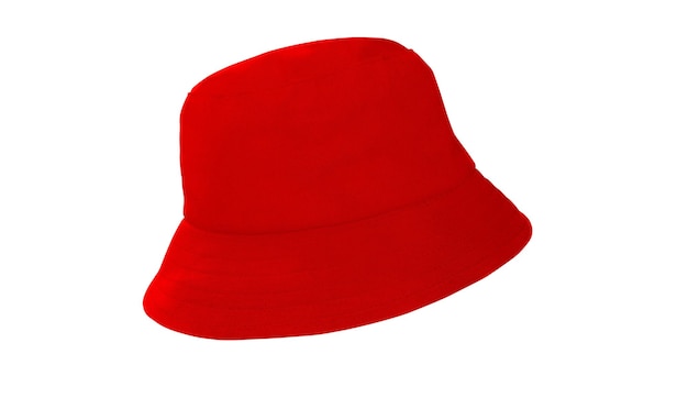 cappello rosso su bianco