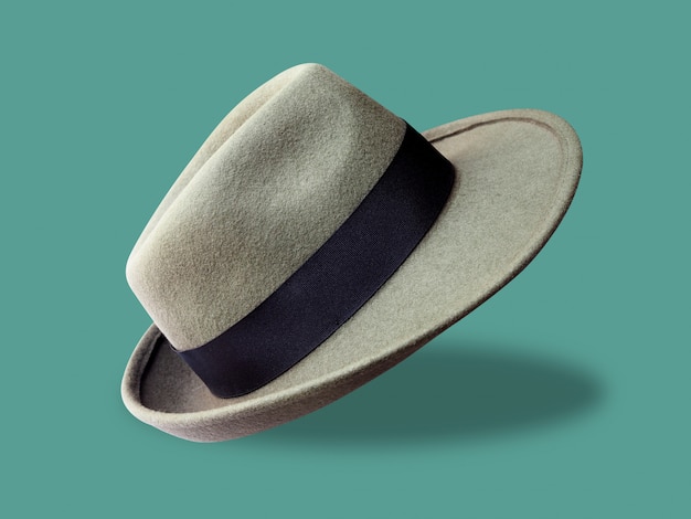 cappello vintage di stile moda uomo isolato